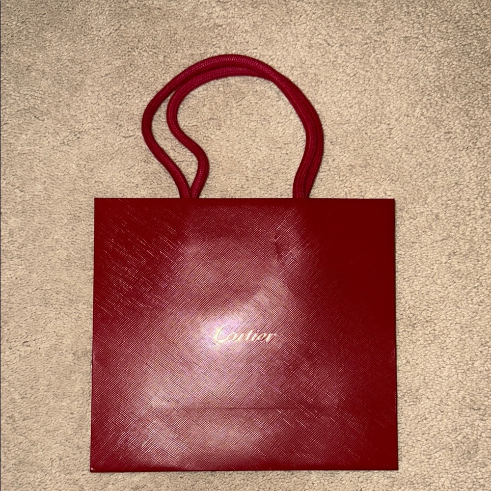 Cartier Red mini Shopping Tote Bag